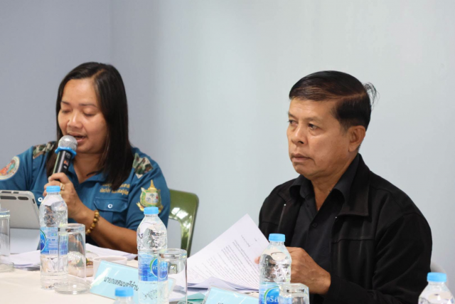 เข้าร่วมการประชุมคณะทำงานสำรวจการครอบครองที่ดินระดับพื้นที่