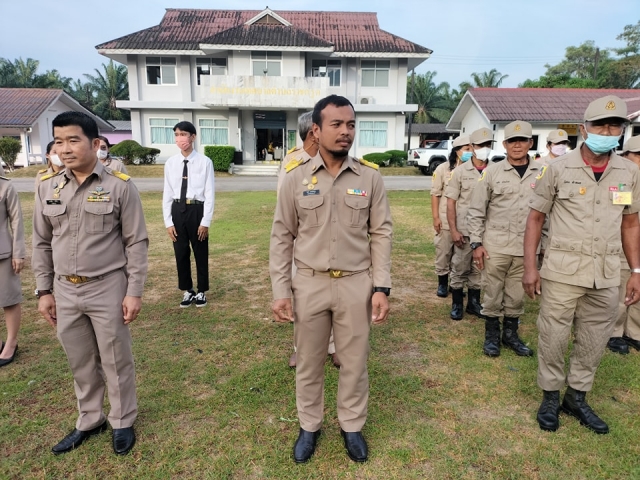 กิจกรรมเคารพธงชาติ ส่งเสริมสร้างความจงรักภักดี และเตรียมความพร้อมในการปฏิบัติงาน
