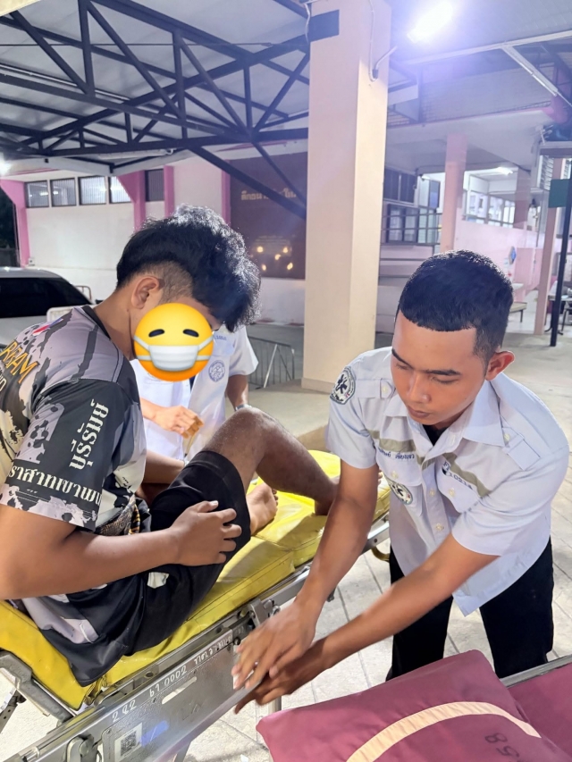 แจ้งเหตุขอความช่วยเหลือ บริเวณซอยท่าเรือ