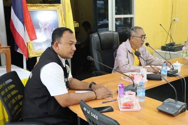 ประชุมการจัดทำแผนปฏิบัติงานในการจัดกิจกรรมอาสาสมัครท้องถิ่นรักษ์โลก