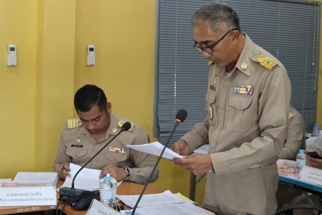 ประชุมสภาเทศบาลตำบลราชกรูด สมัยสามัญ สมัยที่ 1 ประจำปี 2568