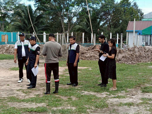 ลงพื้นที่สำรวจบริเวณ มัสยิดดะวะตุ้ลมุสลีมีน หมู่ที่ 7 และ ซอยท่าเรือลาวนอน