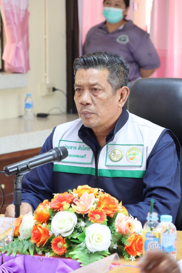 ประธานเปิดการประชุม รพ.สต.ราชกรูด