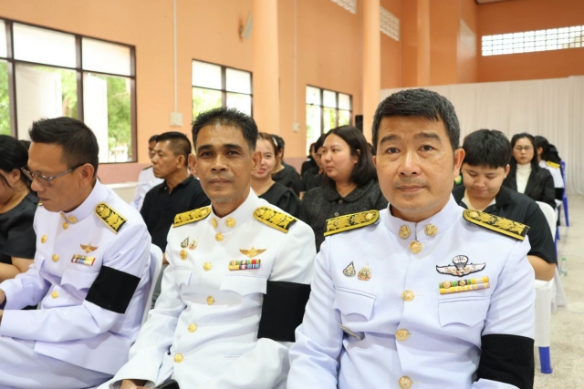 ร่วมพิธีบำเพ็ญกุศลสวดพระอภิธรรม อุทิศถวายพระกุศลแด่ สมเด็จพระเจ้าลูกเธอ